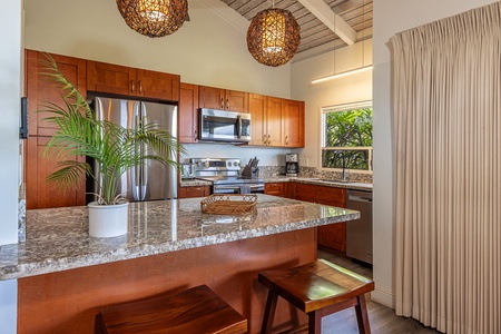 Kitchen equipped with everything the home chef would need