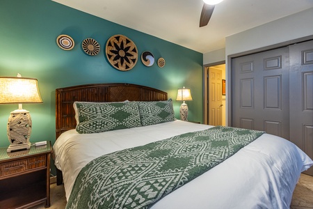 Sleep well on your king size bed.