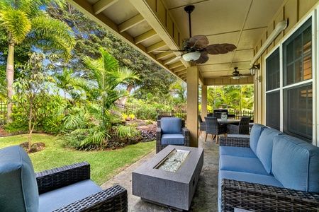 Sit around the fire pit and recount your days activities.