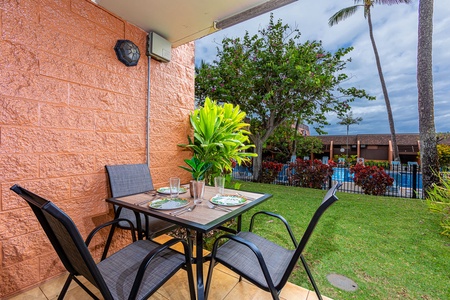 Paradise view from the lanai