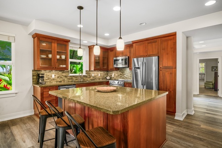 Kitchen Island with Bonus Seating