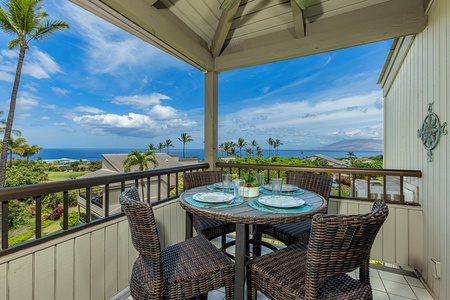 Expansive ocean view from the private lanai