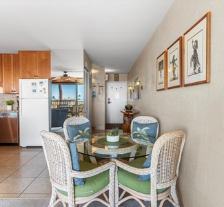 Dining area and entry way