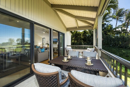 Private Lanai with Plenty of Space to Relax!