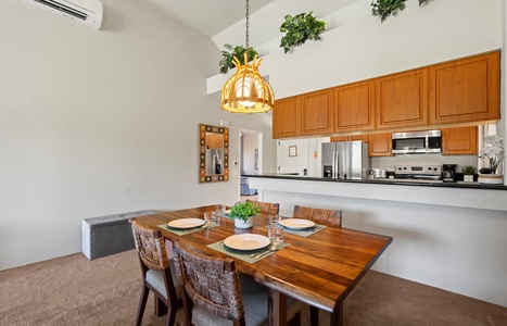 Beautiful dining area to enjoy delicious meals