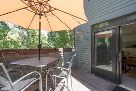 Blue Lake Lodge has great private spaces and access