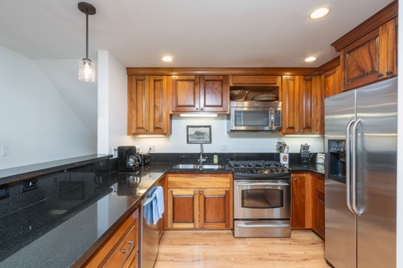 A Fully stocked kitchen