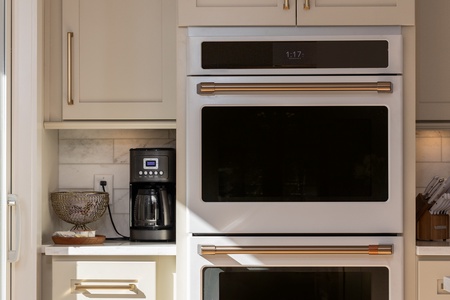 A double wall oven is perfect when cooking for large groups