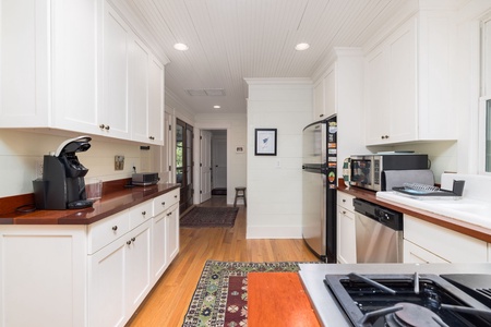 modern kitchen with updated appliances