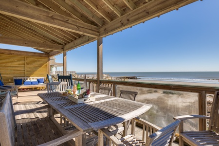 Shaded Oceanfront Porch