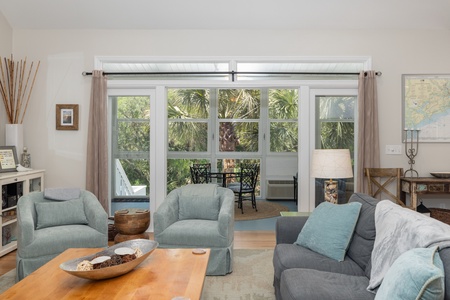Pass the living room to your sun room