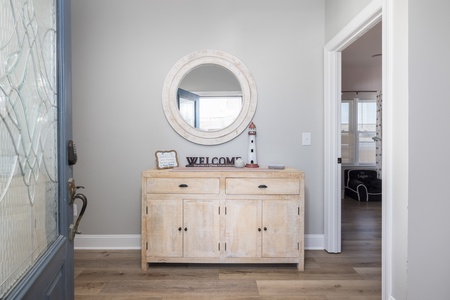 Step into your welcoming entryway