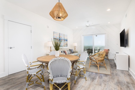 dining area to living room