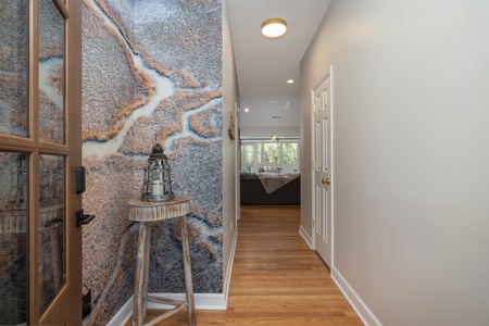 Follow the hall down to the main living space