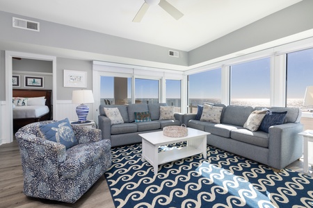 Your living room is spacious enough for the whole family
