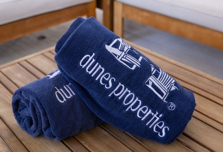 Fresh Dunes Properties towels await your arrival.