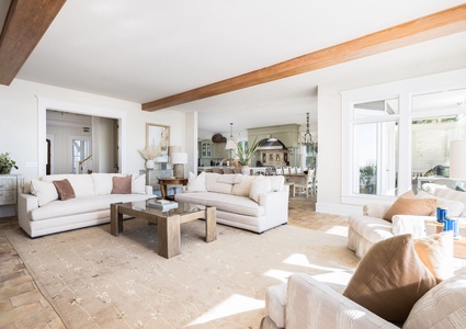 Your living room has an abundance of natural light