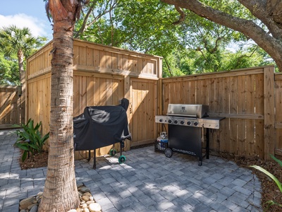 Grill out in the backyard