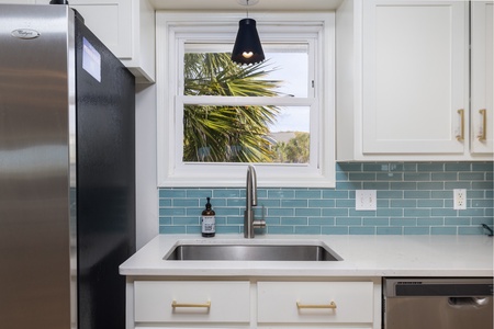 Pop the window over the kitchen sink and take in the ocean air