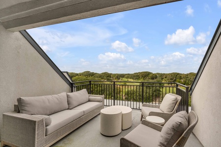 Balcony off King Bedroom - overlooking golf course