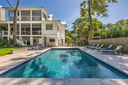 Your private pool is a perfect place to enjoy Charleston summers