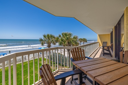 Sip your coffee while enjoying sunrises over the water
