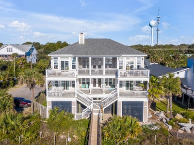 aerial beach side