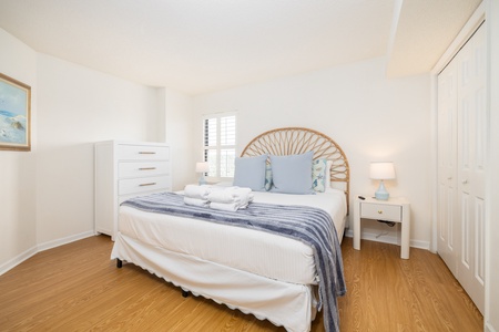 Wake up refreshed in your second king bedroom that connects to the Jack and Jill bathroom
