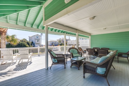 Downstairs porch