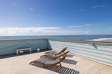 Settle into your lounge chairs and soak up the sun