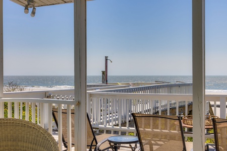 Loungers and Boardwalk Shower