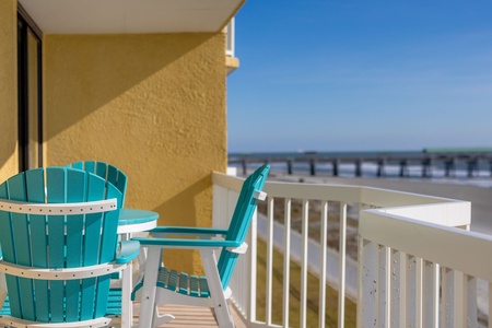 Sea Folly - Balcony overlooking Folly Pier