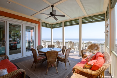 First Floor Oceanfront Porch