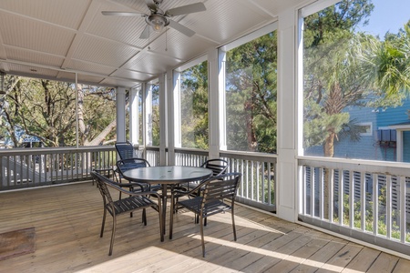 Downstairs Screened Porch