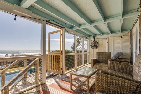 Downstairs porch