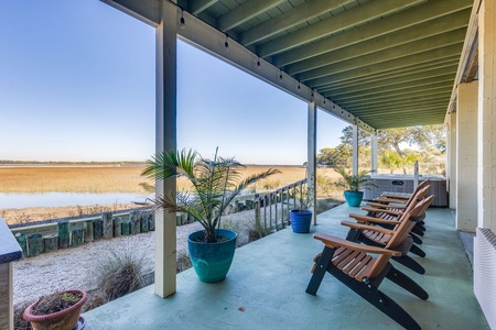 marsh front deck