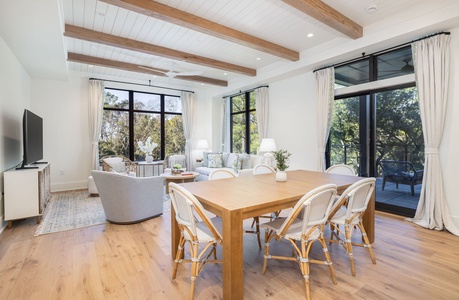 Dining Table & Living Area