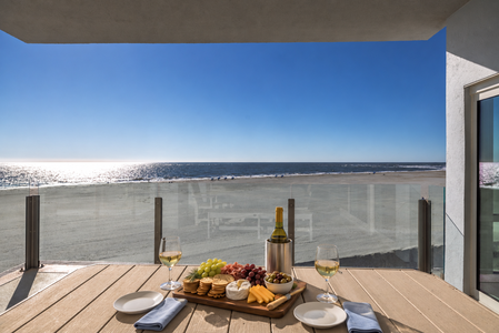Step out onto your oceanfront deck and take in the fresh ocean air