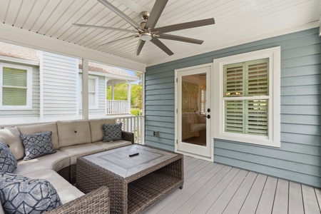 Upstairs Screened-In Porch