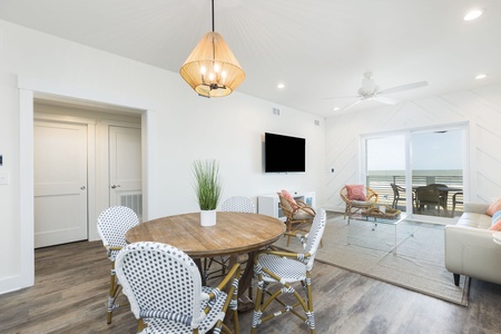 dining table into living room