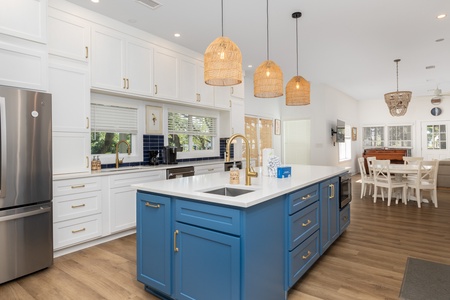 Your bright, open-concept kitchen features everything you need to cook your favorite meals