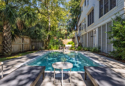 Take a dip in your private pool.