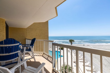 balcony to pool view