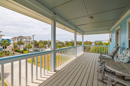 Take in the coast from your front porch rocking chairs