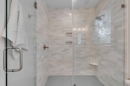 Your primary walk-in shower