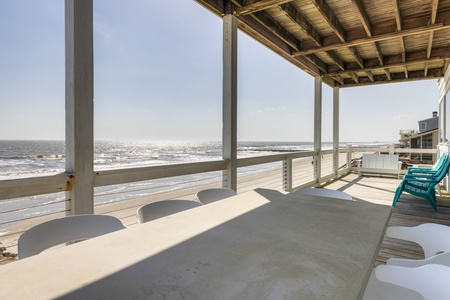 Take in the ocean breeze from your main level porch