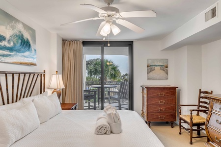 Primary Bedroom with Balcony