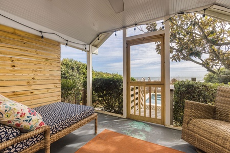 Screened porch