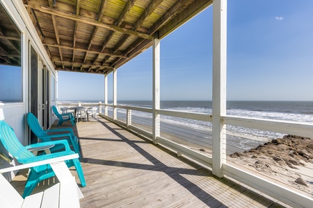 Step out onto your main level porch