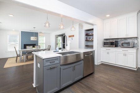 This gourmet kitchen has been fully updated